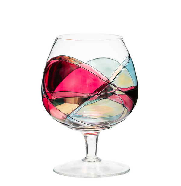 Buy Antoni Barcelona Stemless Wine Glasses 21.5 Oz Mouth blown Stained Glass  Hand Painted Sagrada Familia Inspired Gifts Ideas Luxury Artisan Glassware  Set 2 Online at desertcartKUWAIT