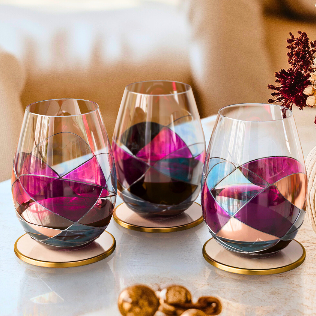 'Sagrada' Stemless Wine Glasses