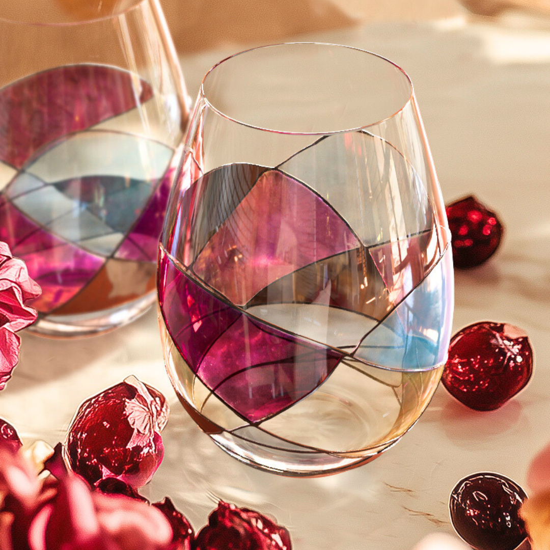 'Sagrada' Stemless Wine Glasses