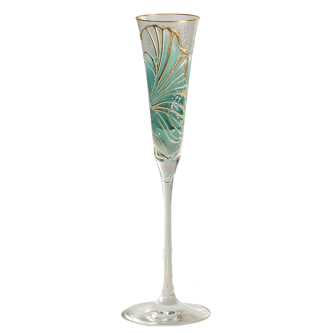 'Ocean Majesty' Champagne Flutes