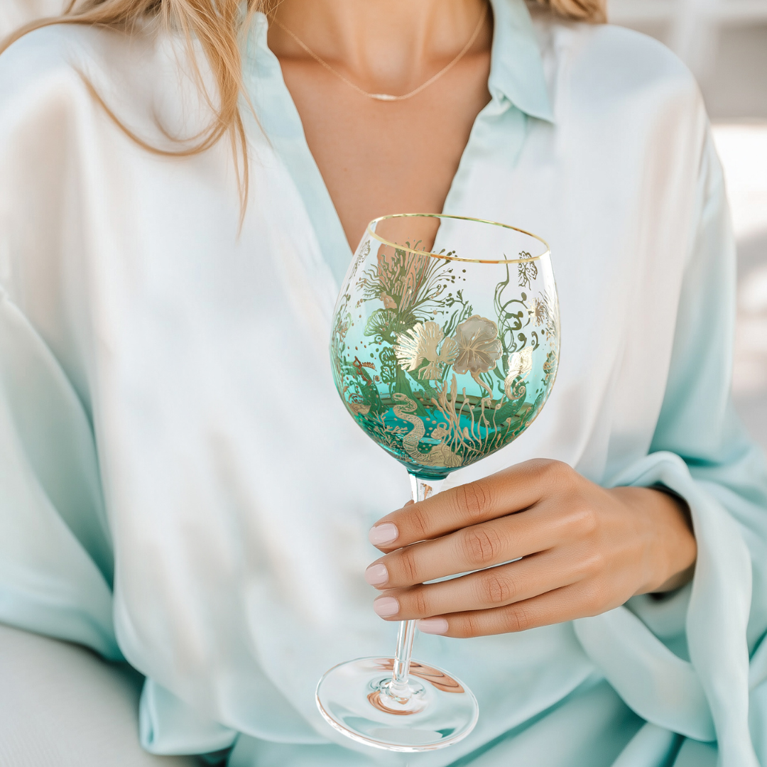 'Ocean Majesty' 12.5oz Wine Glass