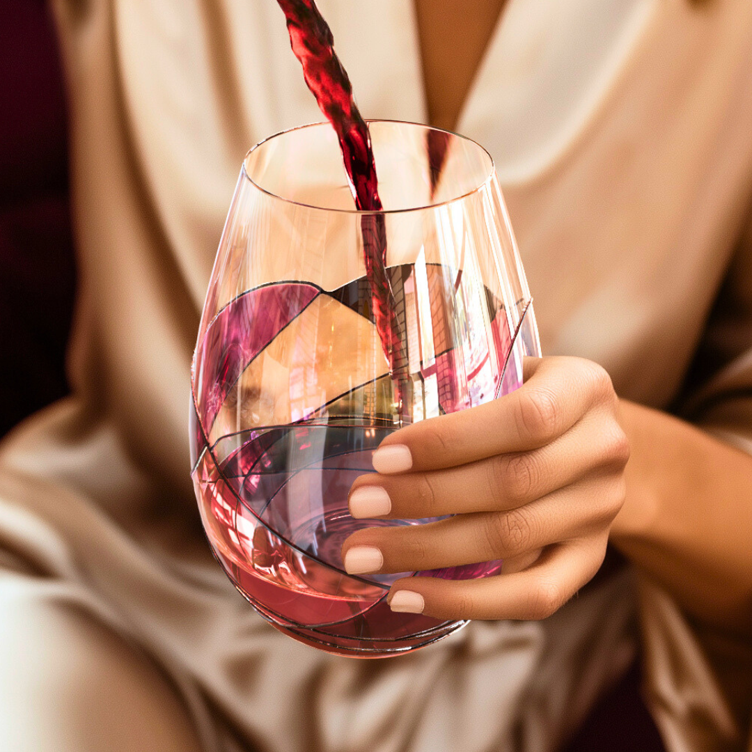 'Sagrada' Stemless Wine Glasses