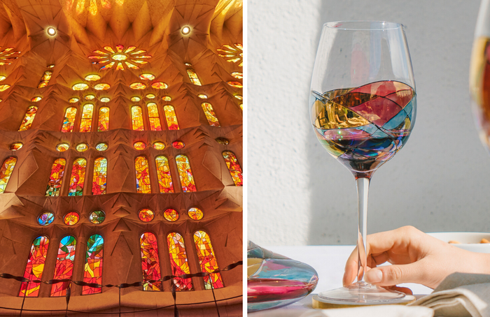 Cornet Barcelona -'Sagrada' Driking Glasses 12oz