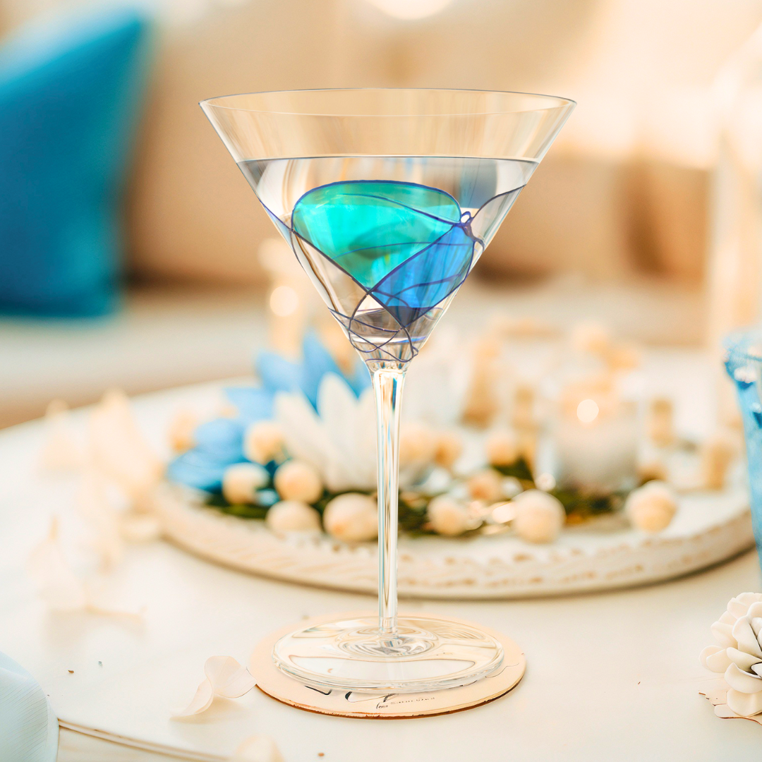 'Nativity' Martini Glasses