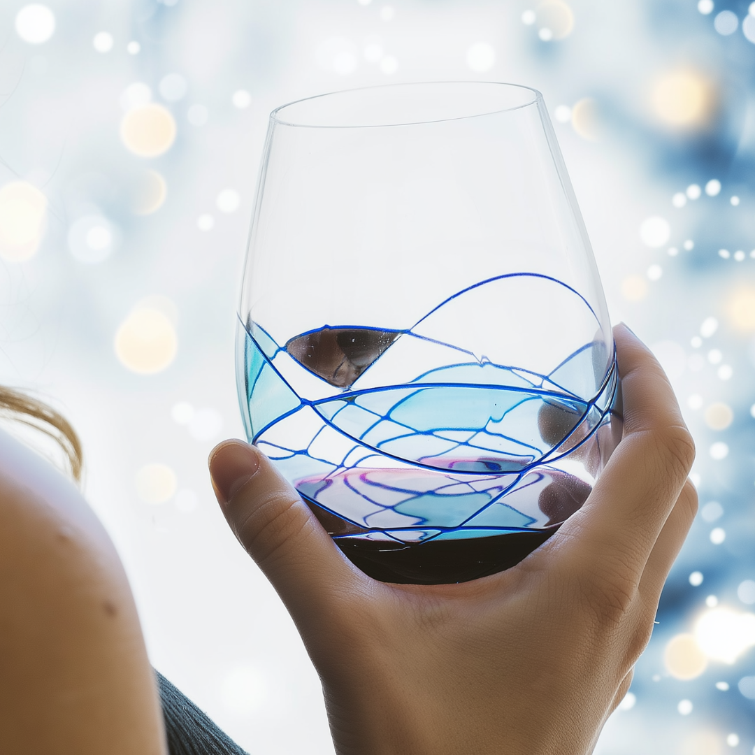 'Nativity' Stemless Wine Glasses