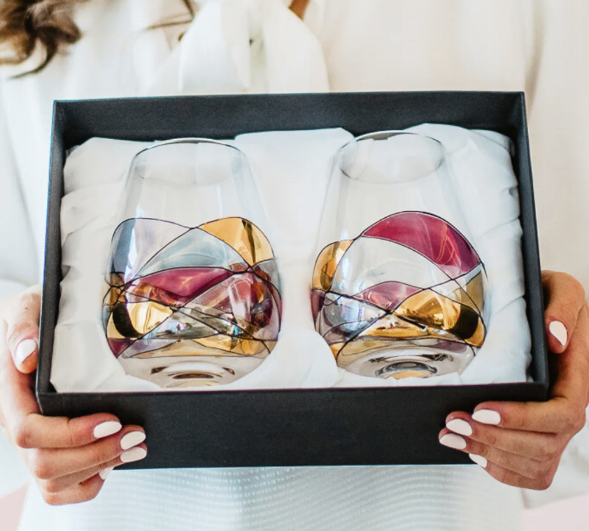 'Sagrada' Stemless Wine Glasses