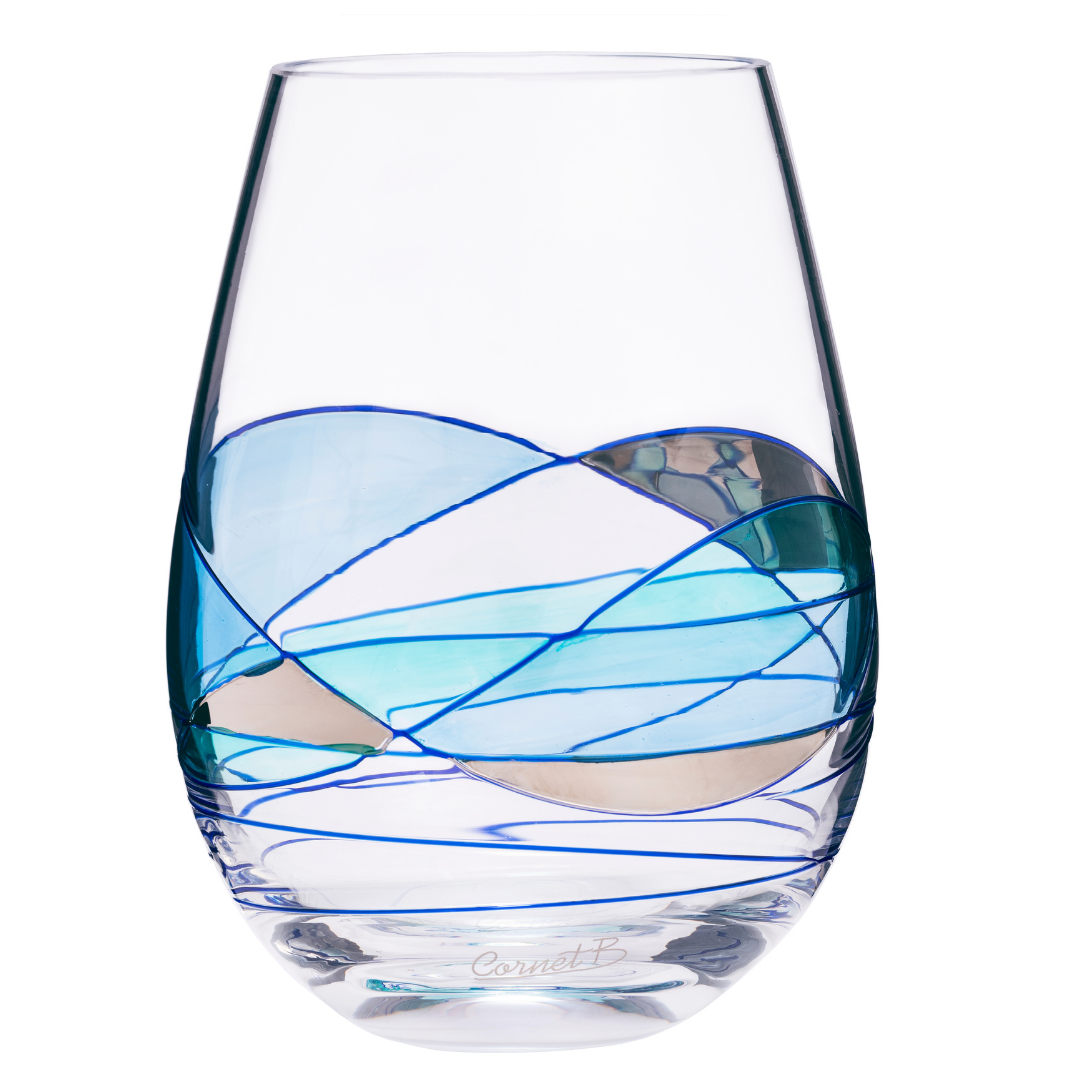 Cornet Barcelona - The Cornet Barcelona most popular art piece is the  'Sagrada' Stemless Wine Glasses. 🍷 Why?. Because every 'Sagrada'  Stemless Wine Glass is a one of a kind masterpiece, hand-crafted