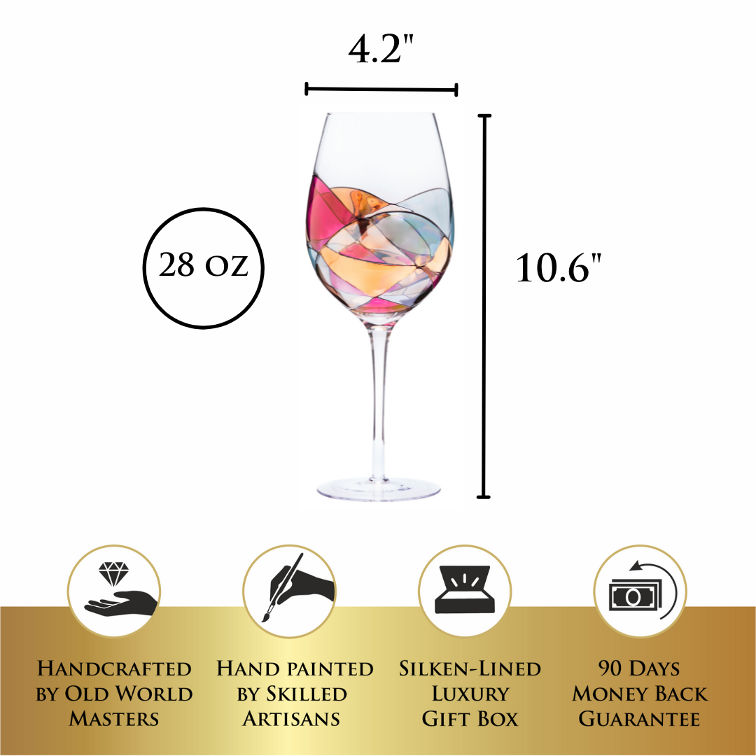 Cornet Barcelona - 'Sagrada' Wine Glasses Tall 19oz